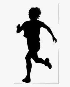 Transparent Runner Silhouette Clipart - Silhouette Of Person Running, HD Png Download, Free Download