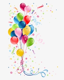 Confetti Clipart Office Party - Balloon Happy Birthday Png, Transparent Png, Free Download