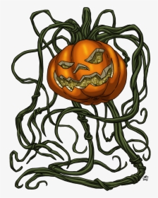 Transparent Pumpkin Drawing Png - Pumpkin Monster Draw, Png Download, Free Download