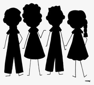 Transparent Bear Clipart Silhouette - Silhouette People Cartoon Png, Png Download, Free Download