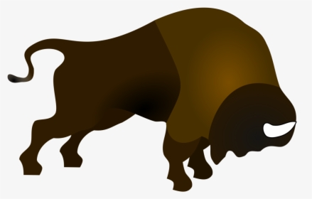 Bison Silhouette Png, Transparent Png, Free Download