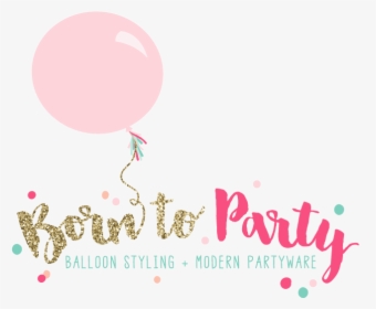 Modern Partyware And Balloons - Balloons Png Party Logos, Transparent Png, Free Download