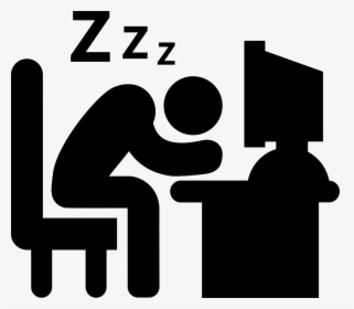 Office Worker Sleeping On His Desk At Job - Eat Sleep Dive Repeat, HD Png Download, Free Download