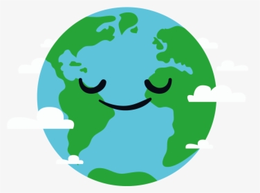Earth T Shirt Vector Blue Earth Smiling Face 1500 - Smiling Earth Cartoon Png, Transparent Png, Free Download