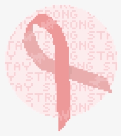 Joy Emoji Png -breast Cancer Awareness Ribbon - Pixel Art Crescent Moon, Transparent Png, Free Download