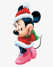 Mickey Company Minnie Pluto Walt The Mouse Clipart - Christmas Minnie Mouse Png, Transparent Png, Free Download