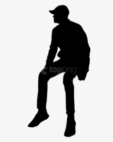 Sitting Silhouette Png - Sitting People Silhouette Png, Transparent Png, Free Download