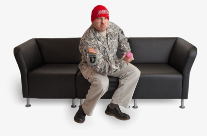 Transparent Person Sitting Back Png - Sofa Bed, Png Download, Free Download