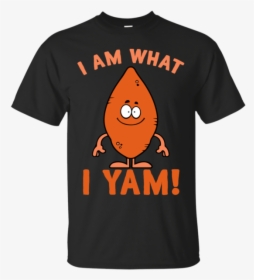 I Am What I Yam Funny Sweet Potato Vegetable Pun Yams - Active Shirt, HD Png Download, Free Download