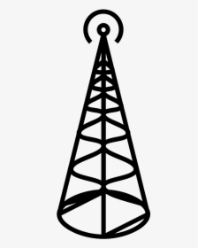 Antenna Rounded Svg Clip Arts - Tower Clipart Png, Transparent Png, Free Download