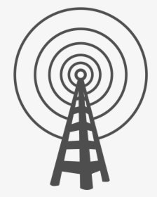 Radio Tower Clip Art - Clip Art Radio Tower, HD Png Download, Free Download