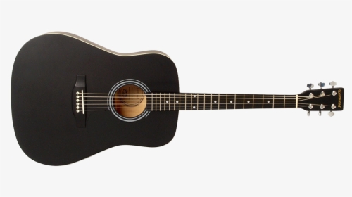 Acoustic Guitar Png High-quality Image - Eastwood Black Acoustic Guitar, Transparent Png, Free Download