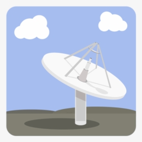 Satellite Dish Vector Clip Art - Satellite Dish Clipart, HD Png Download, Free Download