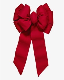Christmas Bow How To Make Bows For Presents With Ribbon - Carmine, HD Png Download, Free Download