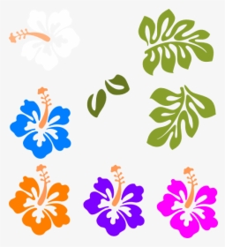 Download Flor Moana Clipart Hawaii Clip Art Luau Graphics - Flowers Patterns Outline For Stencil, HD Png Download, Free Download