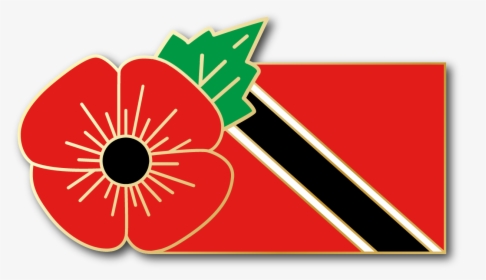 Image Of Trinidad & Tobago Fmn Poppy/flag Combo Medal - Trinidad And Tobago Cliparts, HD Png Download, Free Download