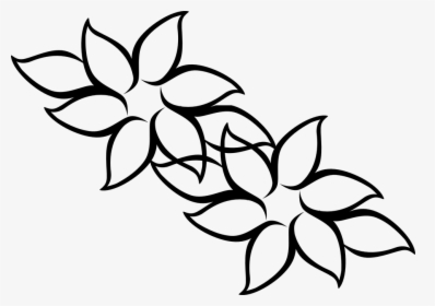 Flores Para Colorir E Pintar - Easy Hawaii Flower Drawing, HD Png Download, Free Download