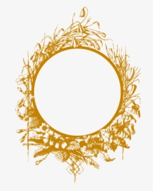 Leaf,tree,yellow - Gold Circular Frame Png, Transparent Png, Free Download