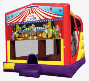 Circus Big Top 4 In 1 Combo Inflatable Rentals In Austin - Lego Bounce House Rental Near Me, HD Png Download, Free Download