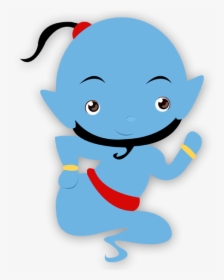 Genio Aladdin Cute Png, Transparent Png, Free Download
