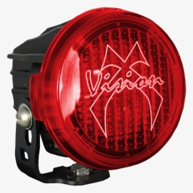 Vision X Optimus Round Series Pcv Red Cover Euro Beam - Circle, HD Png Download, Free Download