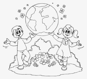 Earth Day Coloring Pages, HD Png Download, Free Download