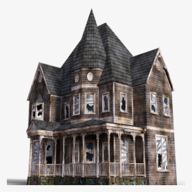 Halloween, Horror, Haunted House, Nightmare, Villa - Transparent Haunted House Png, Png Download, Free Download