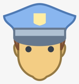 Officer Computer Icons Policeman - Police Head Png, Transparent Png, Free Download