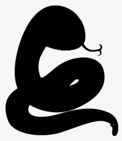 Black Cartoon Snake Png, Transparent Png, Free Download