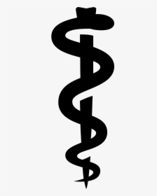 Snake And Staff Png - Rod Of Asclepius Png, Transparent Png, Free Download