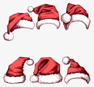 Santa Claus Christmas Hat New Year - Santa Hat Vector Png, Transparent Png, Free Download