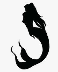 Sticker Bathroom Shower Toilet Wall Decal - Transparent Background Mermaid Silhouette Png, Png Download, Free Download