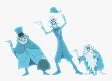 Haunted Clipart Disney House - Haunted Mansion Hitchhiking Ghosts, HD Png Download, Free Download