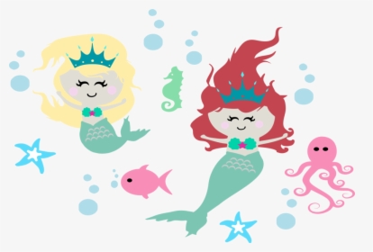 Mermaid Outline Png, Transparent Png, Free Download