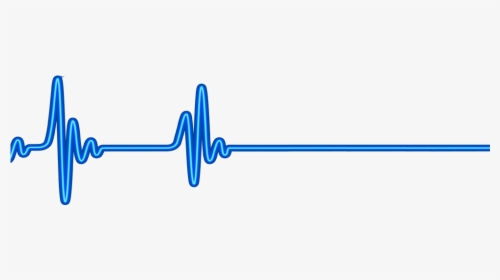 Neon Line Png - Blue Heart Rate Png, Transparent Png, Free Download