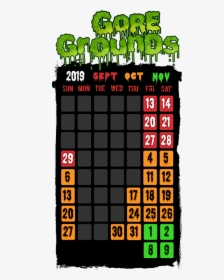 Haunted House Calendar 2019, HD Png Download, Free Download