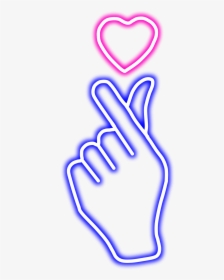 Blue Hand Heart, HD Png Download, Free Download