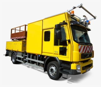 Hilton Scissor Lift With Lorry - Trailer Truck, HD Png Download, Free Download