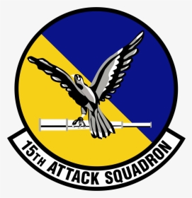 15th Attack Squadron Emblem - 15th Attack Squadron, HD Png Download, Free Download