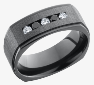 Lashbrook Designs Z8fgesqdia3x - Titanium Wedding Ring Men Dark, HD Png Download, Free Download