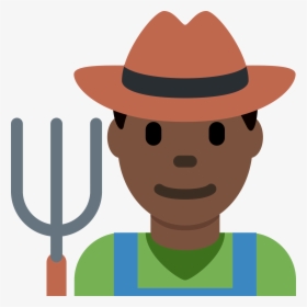 Emoji Of Farmer , Png Download - Farmer Emoji, Transparent Png, Free Download