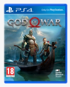 God Of War 4 Box Art Png - God Of War 2018 Ps4, Transparent Png, Free Download