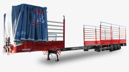 Transparent Color Shipping Container Truck Png - Széthúzható Pótkocsi, Png Download, Free Download
