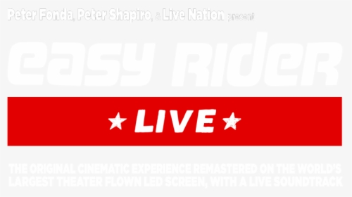 Easy Rider Live - Flag, HD Png Download, Free Download