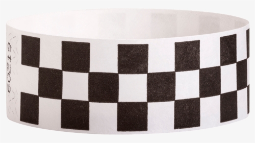 Tyvek Wristbands Checkered, HD Png Download, Free Download