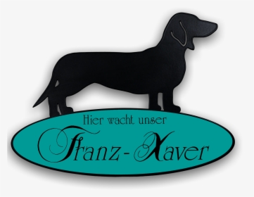 Order Here The Relief With The Adorning Dog Motif "dachshund - Scent Hound, HD Png Download, Free Download