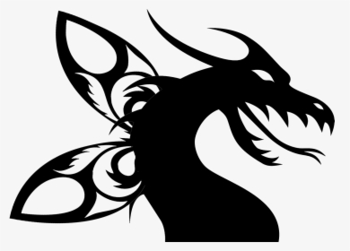 Dragon Silhouette Png, Transparent Png, Free Download