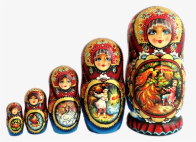 Matrioshka Popular Tales - Matryoshka Doll Russia Clipart, HD Png Download, Free Download