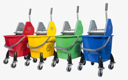 Cleaning Tools Png - Mop Bucket Cart, Transparent Png, Free Download