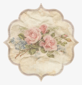 Labels Etiquetas Rótulos Vintage Para Diseños Png - Vintage Flowers Decoupage Designs, Transparent Png, Free Download